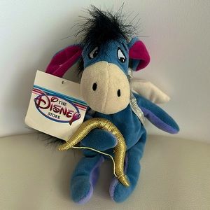 NWT DISNEY STORE CUPID EEYORE 9” PLUSH BEANBAG. Perfect for Valentine’s DAY!